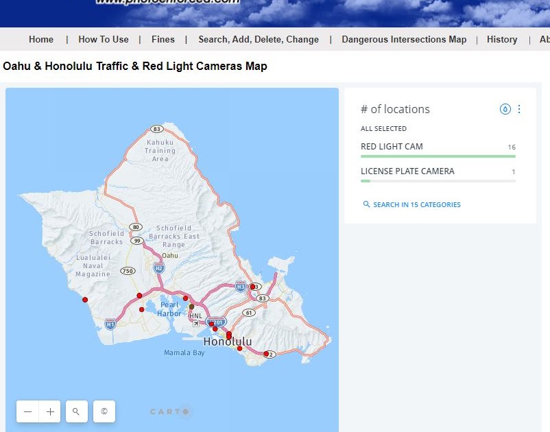 10 Oahu Dangerous Intersections To Get Red Light Cameras