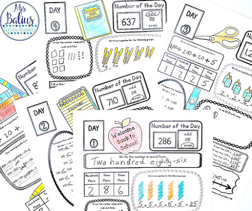 Number of the Day: A Great Way to Build Number Sense - Mrs Balius