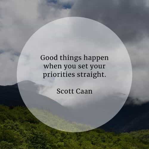Priority quotes that will help you sort things out