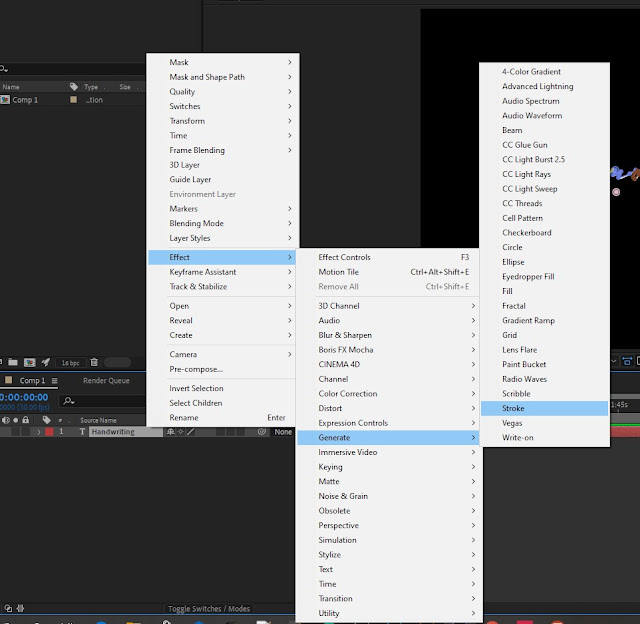 Cara Membuat Animasi Handwriting di After Effects