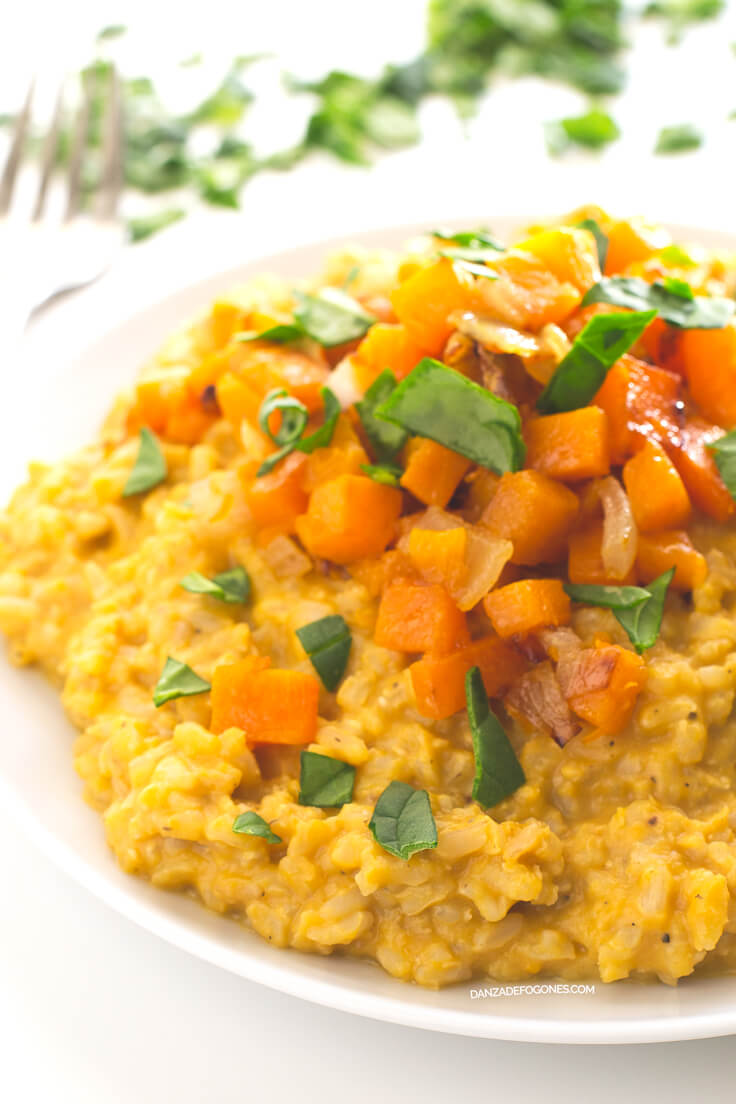 Vegan Pumpkin Risotto Vegan Pumpkin Risotto