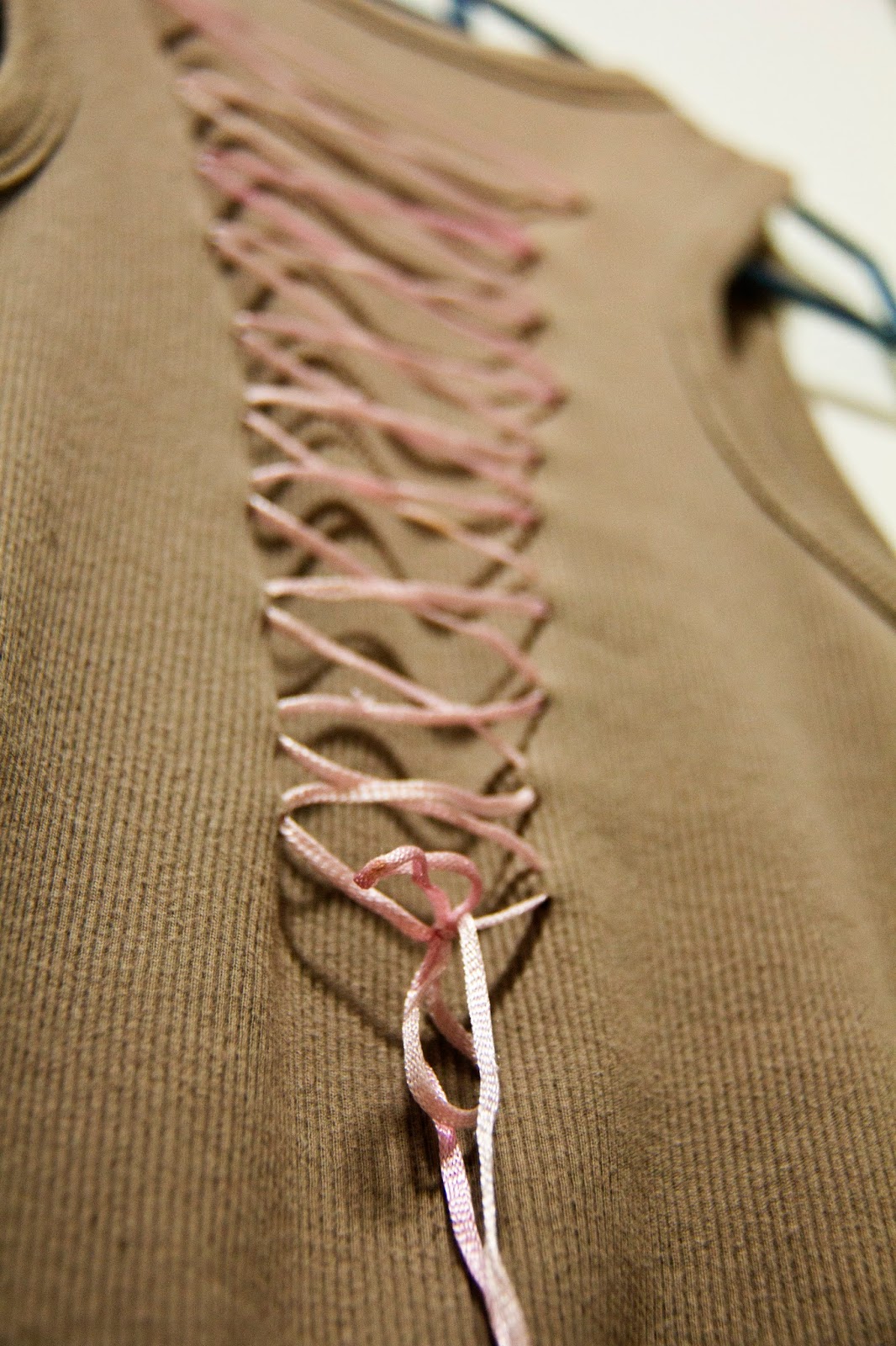 DIY Corset Tank Top (No Sew)