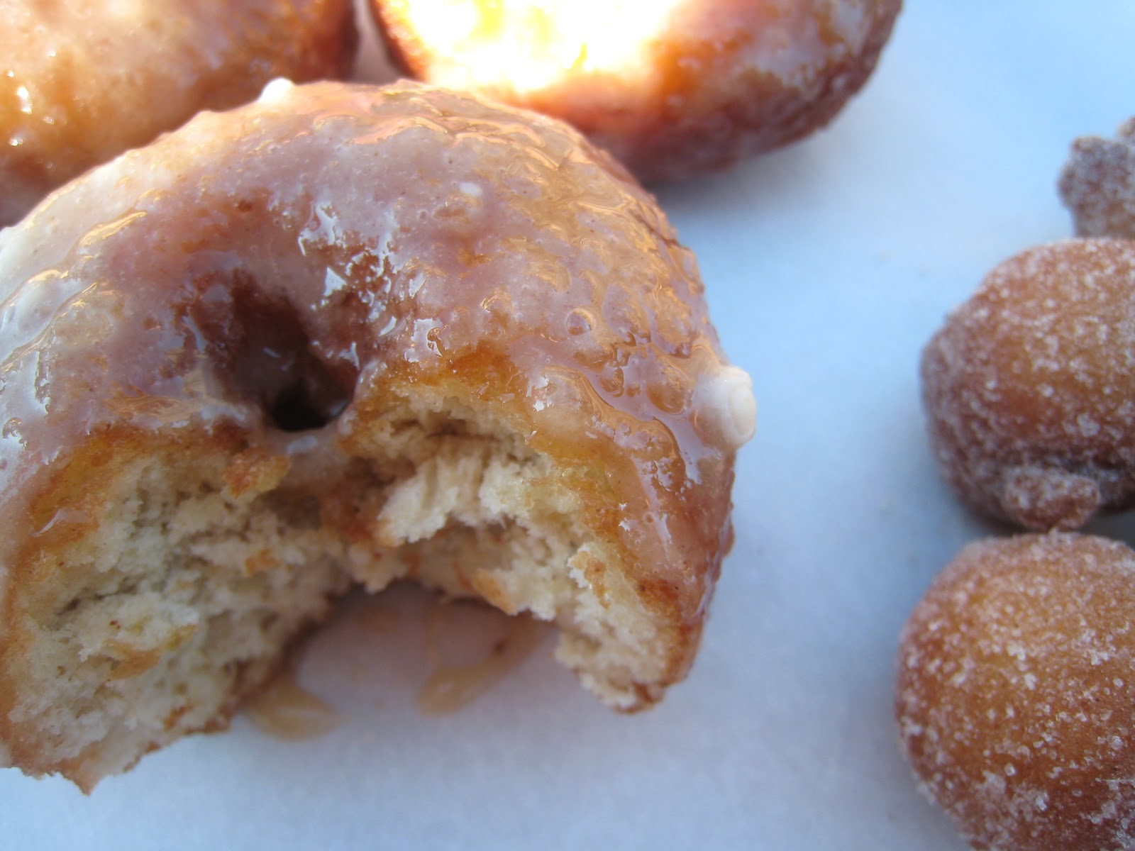 The Way to My Family's Heart Applesauce Doughnuts