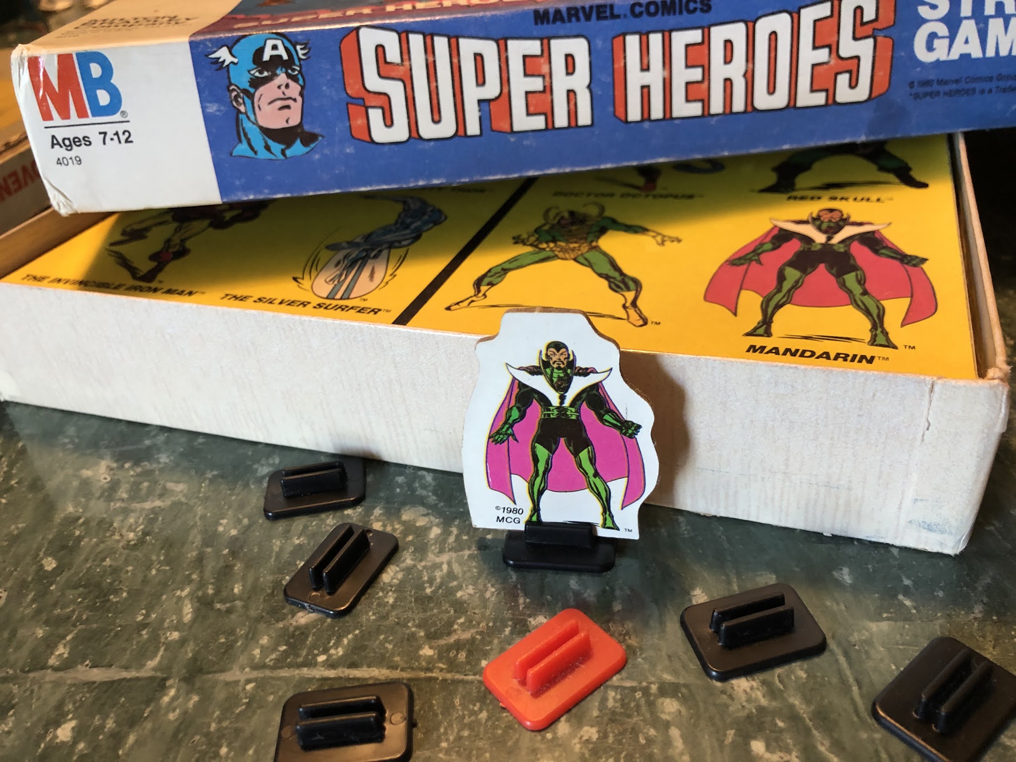 Observed Impulse Amsco Marvel World Playset Description, Pictures