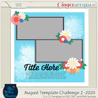 Template : August 2020 Template Challenge 2 by Miss Fish