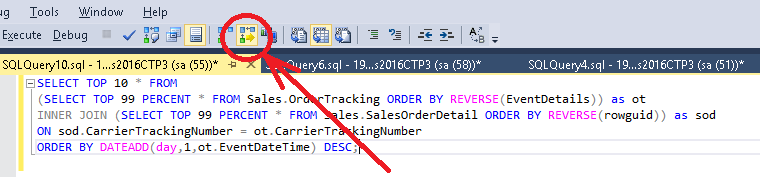 SQL Server Techniques: SSMS 2016 Newest features