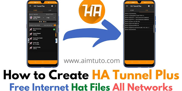 How to Create HA Tunnel Plus Unlimited Free Internet HAT Files for All Network