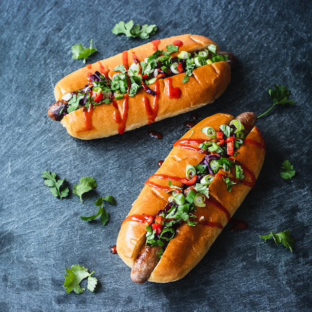 Korean Inspired Hot Dogs