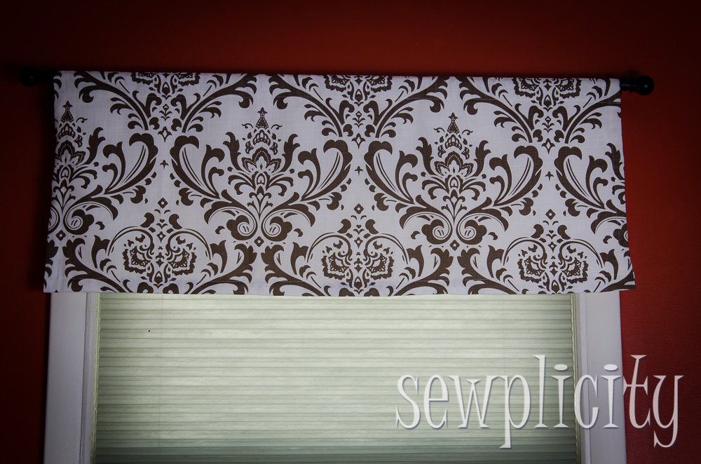 Sewplicity TUTORIAL Lined Valance