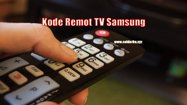 Kode Remot TV Samsung