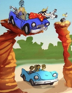 Goofy About Roadtrips Concept Art Disney California Adventure