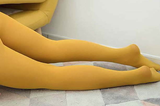Women`s Legs and Feet in Tights: Legs and Feet in Various Color Tights 344