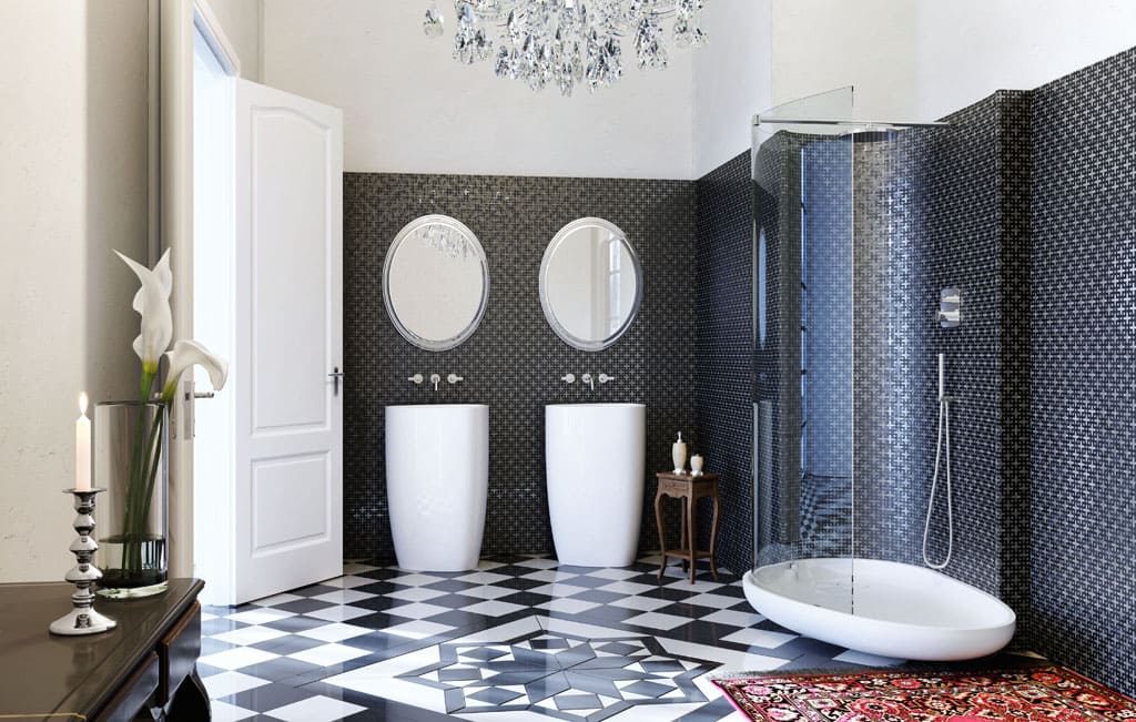 Modern bathroom designs and decorations with classical details Modern bathroom designs and decorations with classical details