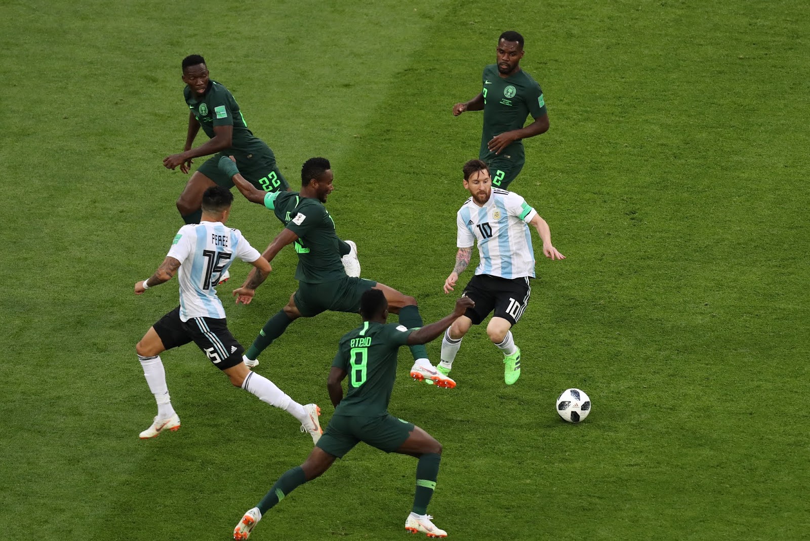 World Cup 2018 in pictures First stage Group D Argentina VS Nigeria