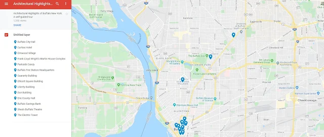 Buffalo Architecture Map