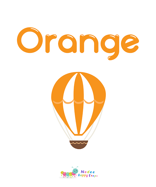 Orange Color - Colors Flashcardsfor Kids