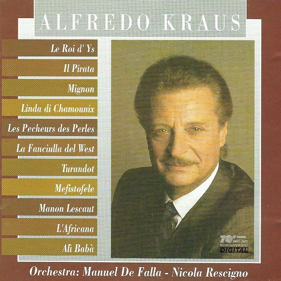 afina tus oidos Kraus Alfredo Tenor Rescigno Vol. II