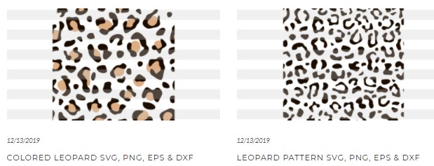 Where To Find Free Leopard Print Svgs