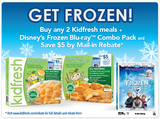 Susan s Disney Family Kidfresh Dinner And Disney Frozen Rebate Offer 