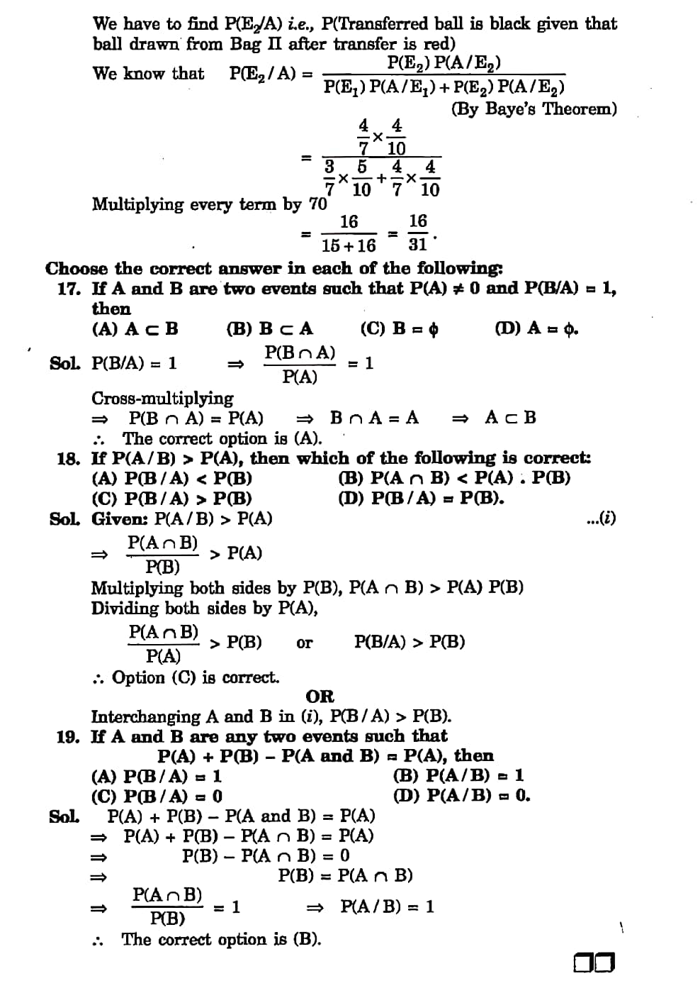 Probability class 12 math studypur