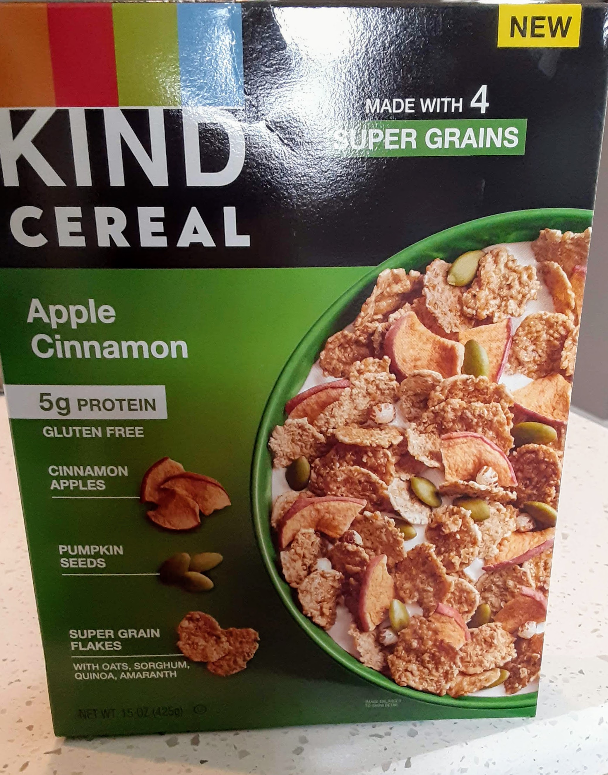 review KIND cereal apple cinnamon