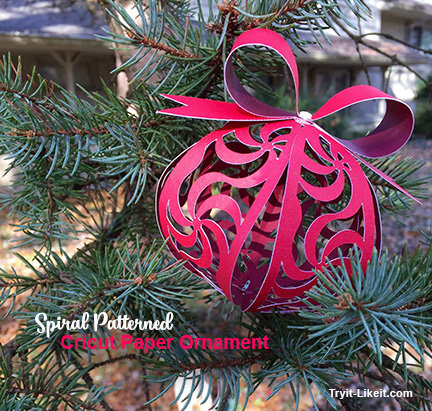 Fields Of Heather: Making 3d Paper Christmas Ornaments With Cricut