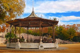 Gazebo or summer house in Parc de la Ciutadella, Barcelona