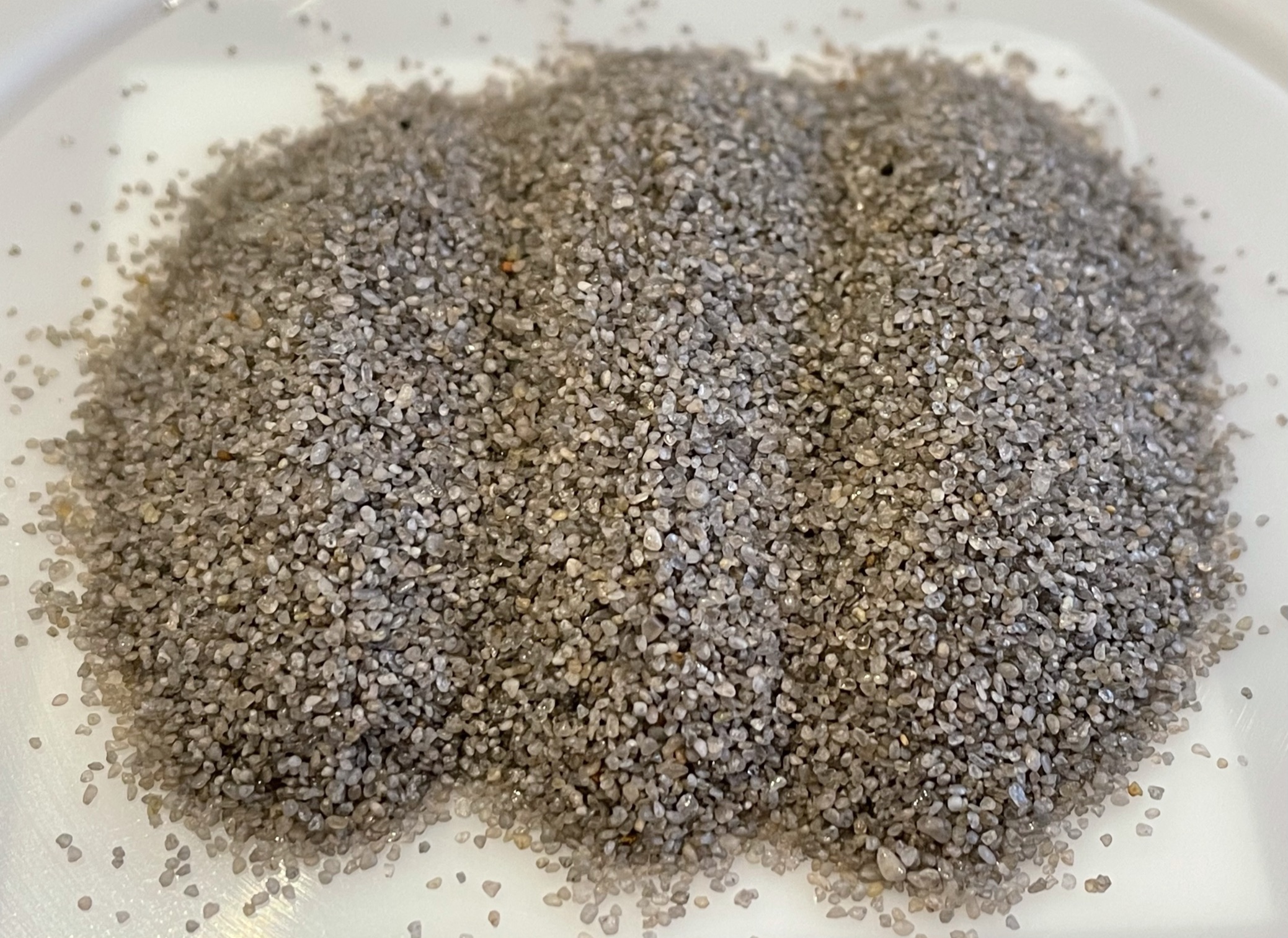 JLandT Railroad First batch of mixed Homemade Ballast...