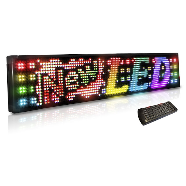 Buy the High-quality LED 20mm Full Color 2 Row Programmable Scrolling LED Sign at AffordableLED.com