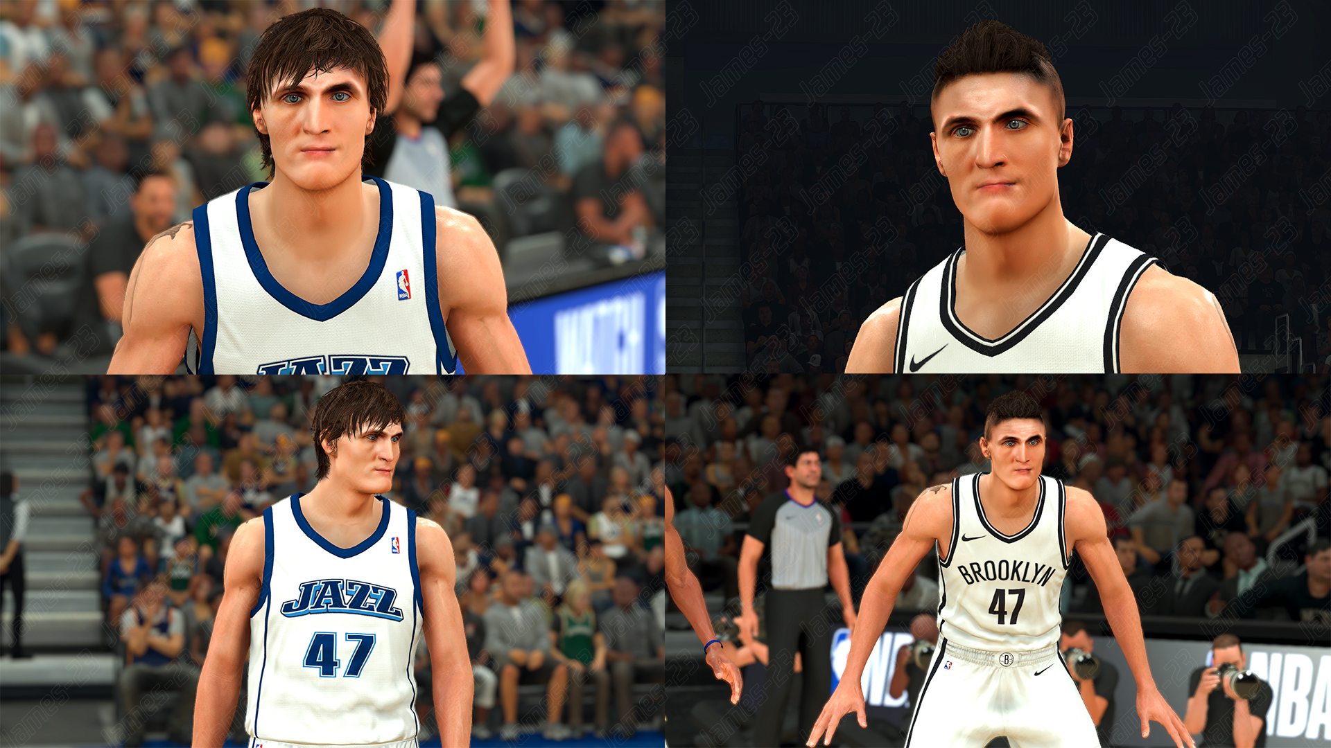 Andrei Kirilenko Cyberface, Hair and Body Model Dual