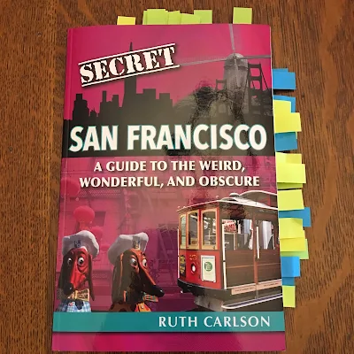 cover of Secret San Francisco book with colorful page markers