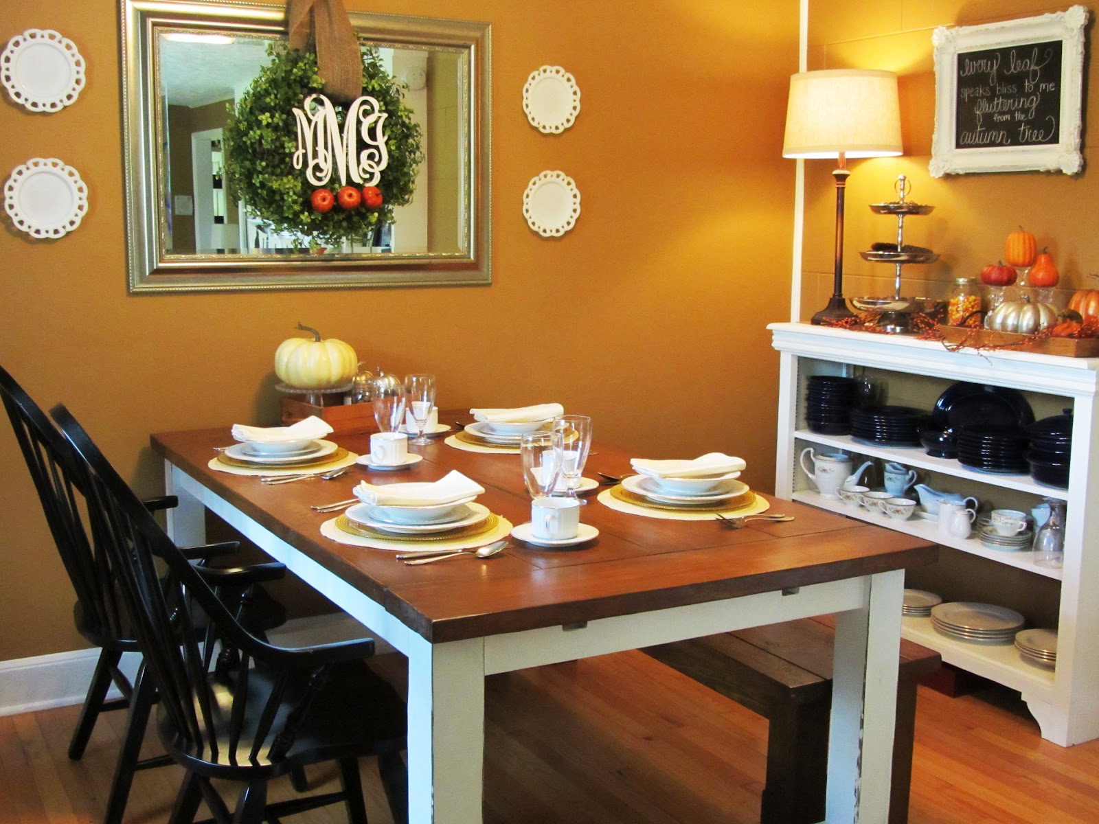 Love it! by Morgan: Our Fall Dining Room