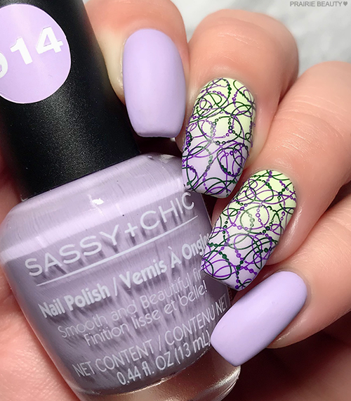 NAIL ART: Pastel Purple & Green Gradient Nails - Prairie Beauty