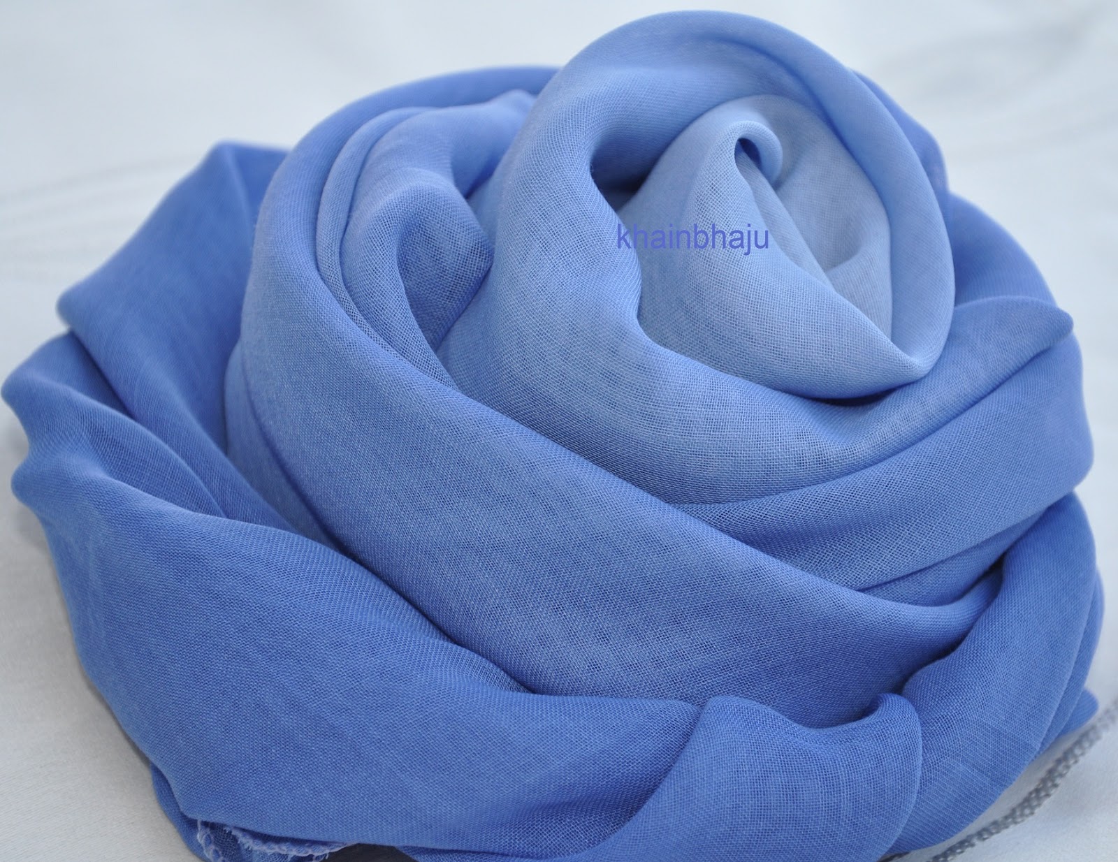Khain Bhaju Fesyen: TUDUNG BAWAL 2 TONES