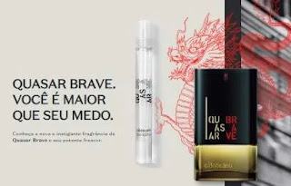 Cadastrar Promoção Perfume Quasar Brave Grátis O Boticário Junho e Julho 2019