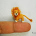 Miniaturas de animais feitas em crochê