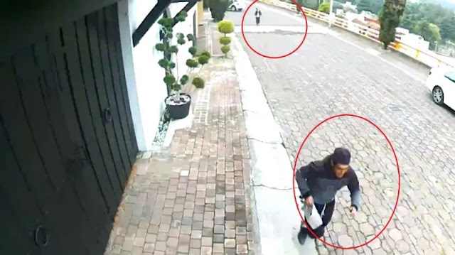 Mujer de la tercera edad va tras hombre que le robó su bolso 