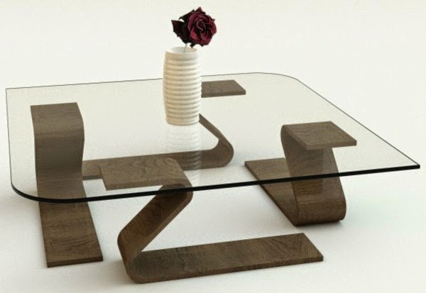 Examples of designer glass tables!