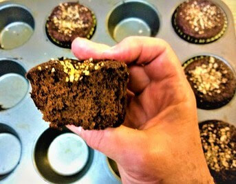 Flourless Chocolate Hazelnut Butter Muffins (Paleo, Gluten-Free, Whole30, Refined Sugar-Free, Dairy-Free, Vegan).jpg 2