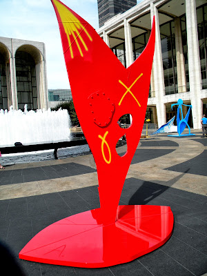 Melt to Earth sculptures at Lincoln Center