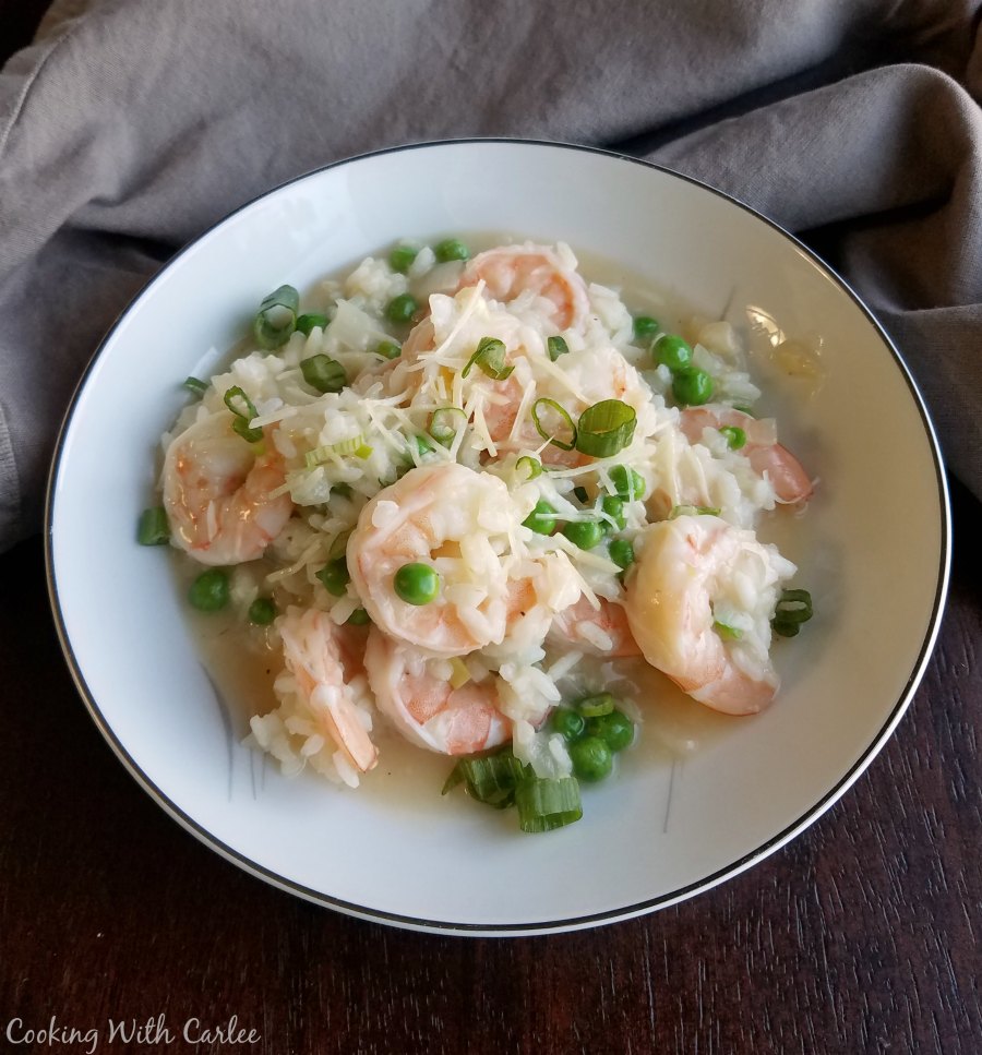 Cooking With Carlee: Saffron Shrimp and Pea Risotto