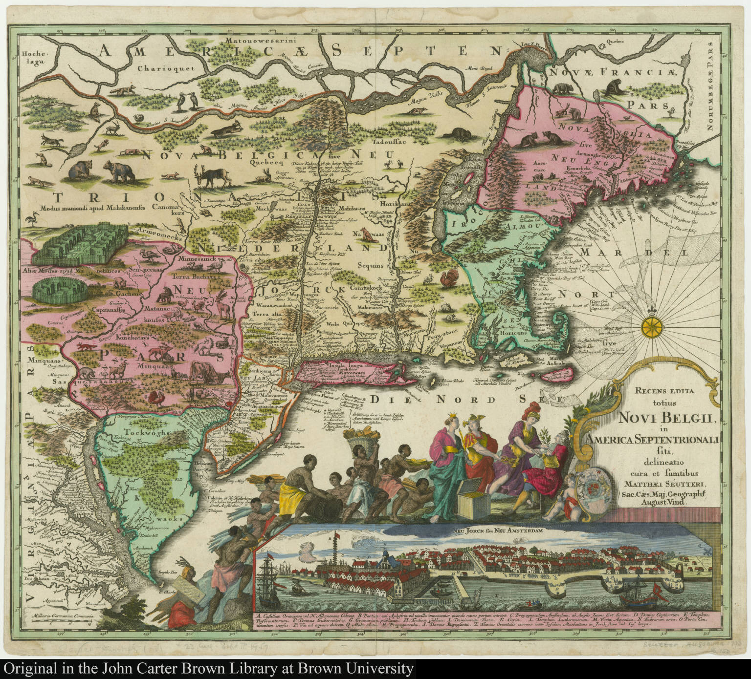 Recens edita totius Novi Belgii in America Septentrionali siti (1730)