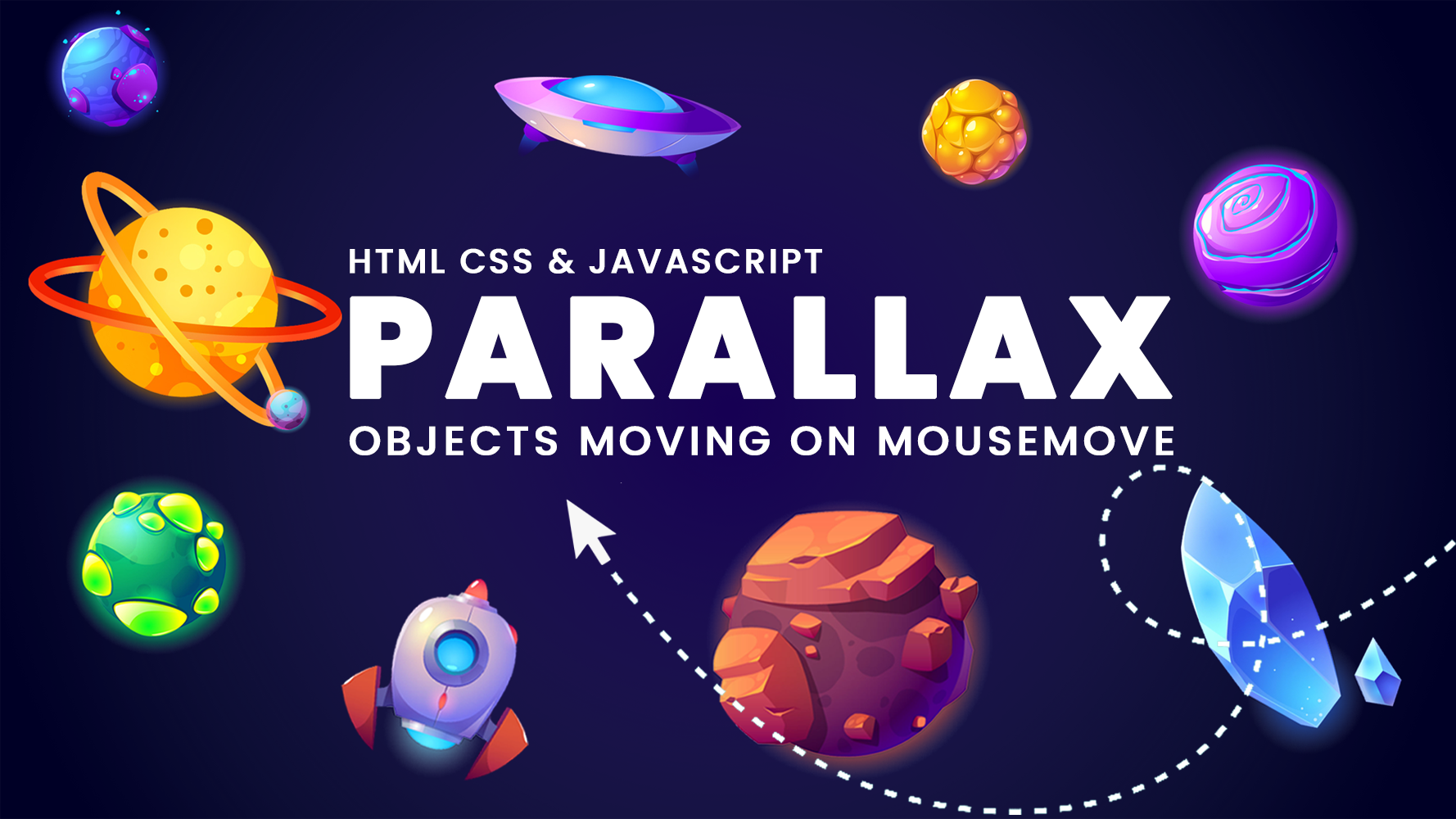 Awesome Parallax Mousemove Effect | Moving Background Objects On Mousemove  - HTML, CSS & Javascript | Coding Snow | Creative Web Design Tutorials -  Html, Css & Javascript