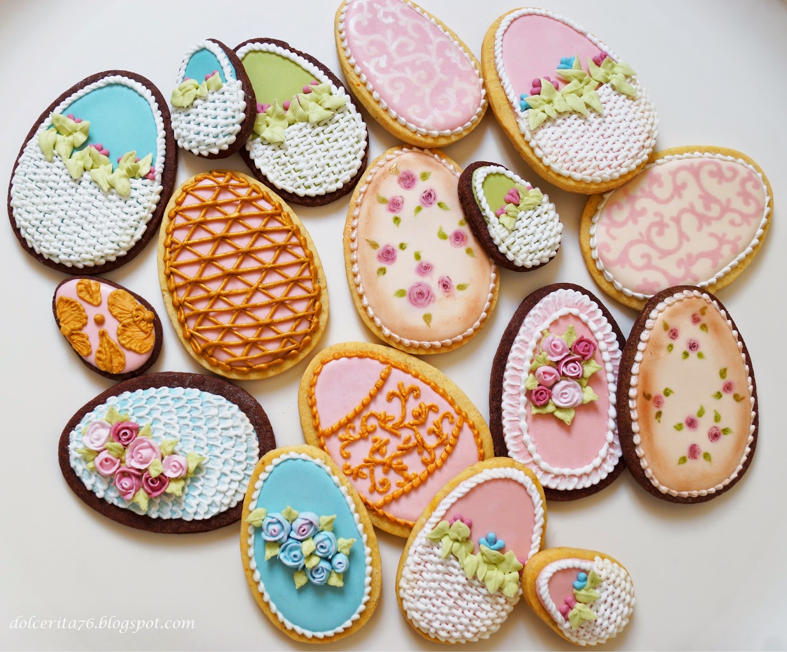 Dolce Rita Easter Chocolate Egg Cookies