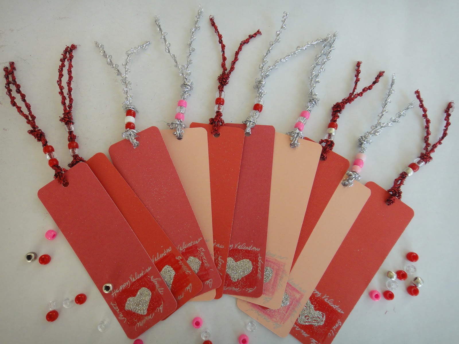 Val's Corner: Valentine Bookmarks