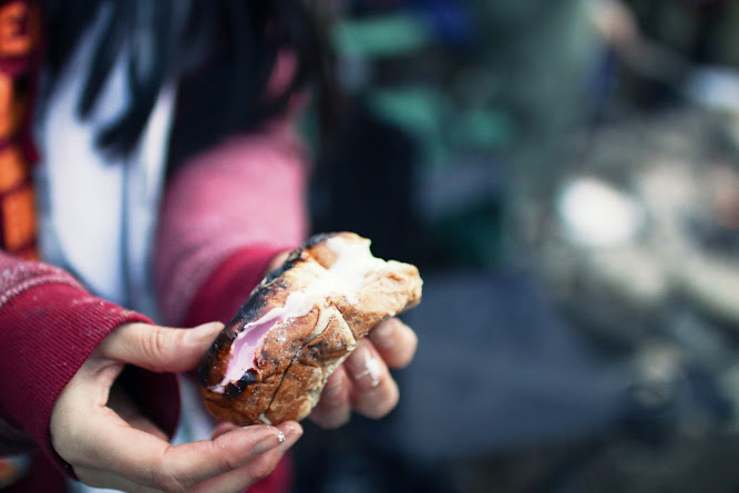 Smores Hot Cross Bun