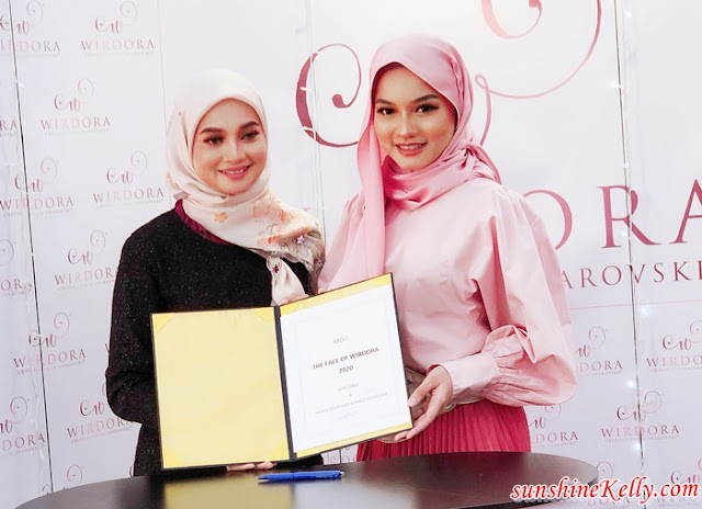 WIRDORA New Showroom Boutique @ Ampang Kuala Lumpur, Wirdora Swarovski accessories, Wirdora, hijab accessories, Swarovski hijab accessories in Malaysia, hijab accessories in Malaysia, Swarovski accessories, Face of Wirdora, Fashion