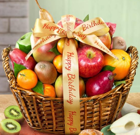Send Your Birthday Wishes With Fruit Basket