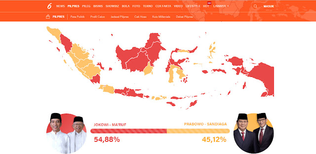 Situs Quick Count Liputan 6