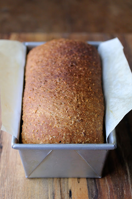 Anadama Bread with Sesame, Flax, and Poppy Seeds | Sweet Corny Bread